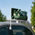 Milwaukee Bucks House Flag Custom Diagonal Stripes Green Best Selling