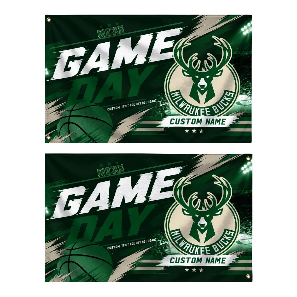 Milwaukee Bucks House Flag Custom Energy Brushstrokes Green Fashion Forward Milwaukee Bucks House Flag Custom Energy Brushstrokes Green Fashion Forward