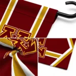 Minnesota Golden Gophers Garden Flag Custom Chevron Stripes Maroon Best Selling