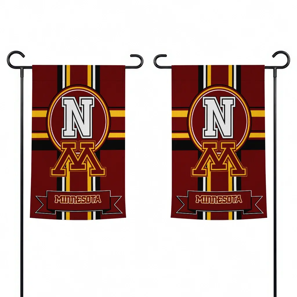 Minnesota Golden Gophers Garden Flag Custom Circle Medallion Maroon Fashion Forward Minnesota Golden Gophers Garden Flag Custom Circle Medallion Maroon Fashion Forward