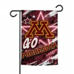 Minnesota Golden Gophers Garden Flag Customized Glowing Star Maroon Best Selling
