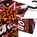 Minnesota Golden Gophers Garden Flag Customized Glowing Star Maroon Best Selling