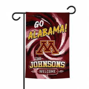Minnesota Golden Gophers Garden Flag Customized Swirl Vortex Maroon Best Selling