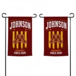 Minnesota Golden Gophers Garden Flag Personalized Distressed Stripes Maroon Best Selling