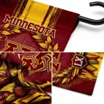 Minnesota Golden Gophers Garden Flag Personalized Laurel Wreath Maroon Best Selling