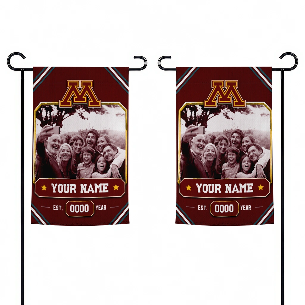 minnesota-golden-gophers-garden-flag-personalized-photo-frame-maroon-fashion-forward.webp