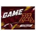 Minnesota Golden Gophers House Flag Customized Action Streaks Maroon Best Selling