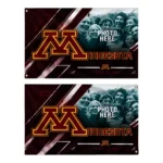 Minnesota Golden Gophers House Flag Customized Diagonal Stripes Maroon Best Selling