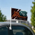 Minnesota Golden Gophers House Flag Customized Diagonal Stripes Maroon Best Selling