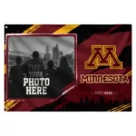 Minnesota Golden Gophers House Flag Personalized Framed Photo Maroon Black Best Selling