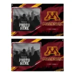 Minnesota Golden Gophers House Flag Personalized Framed Photo Maroon Black Best Selling