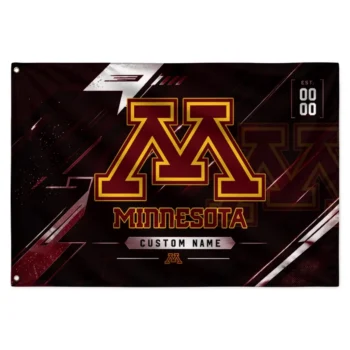 Minnesota Golden Gophers House Flag Personalized Speed Slashes Maroon Best Selling