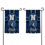 Minnesota Timberwolves Garden Flag Custom Circle Medallion Midnight Blue Best Selling