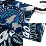 Minnesota Timberwolves Garden Flag Customized Glowing Star Midnight Blue Best Selling
