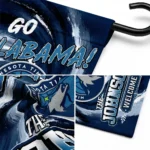Minnesota Timberwolves Garden Flag Customized Swirl Vortex Midnight Blue Best Selling
