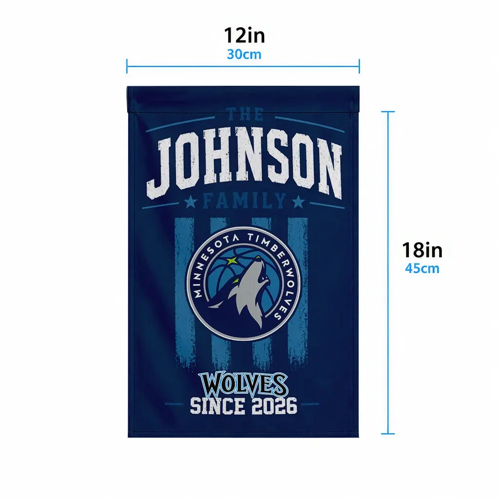 Minnesota Timberwolves Garden Flag Personalized Distressed Stripes Midnight Blue High Quality Minnesota Timberwolves Garden Flag Personalized Distressed Stripes Midnight Blue High Quality