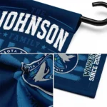 Minnesota Timberwolves Garden Flag Personalized Distressed Stripes Midnight Blue Best Selling