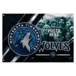 Minnesota Timberwolves House Flag Customized Diagonal Stripes Midnight Blue Best Selling
