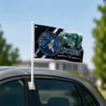 Minnesota Timberwolves House Flag Customized Diagonal Stripes Midnight Blue Best Selling
