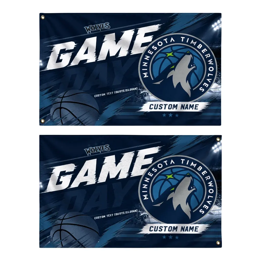 Minnesota Timberwolves House Flag Customized Energy Brushstrokes Midnight Blue Fashion Forward Minnesota Timberwolves House Flag Customized Energy Brushstrokes Midnight Blue Fashion Forward