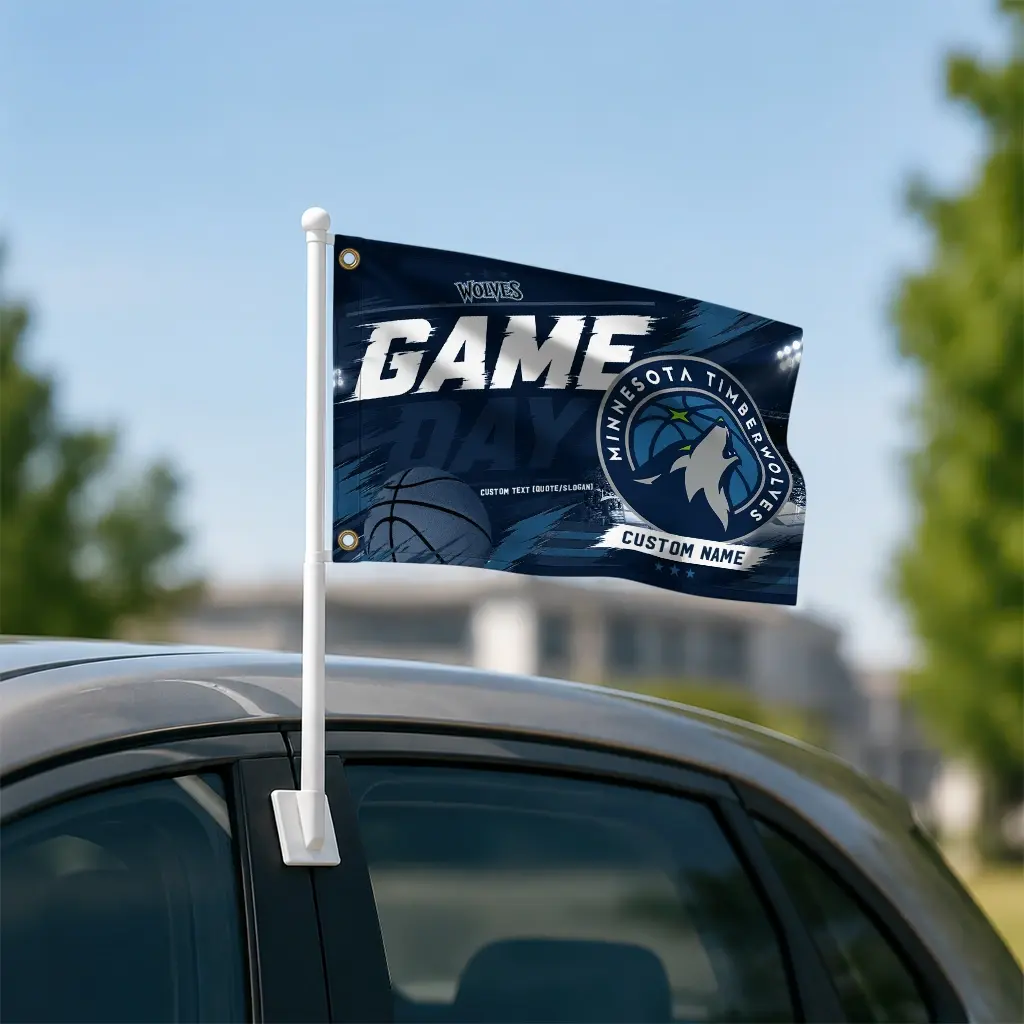 Minnesota Timberwolves House Flag Customized Energy Brushstrokes Midnight Blue Latest Model Minnesota Timberwolves House Flag Customized Energy Brushstrokes Midnight Blue Latest Model