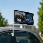 Minnesota Timberwolves House Flag Personalized Framed Photo Midnight Blue Black Best Selling
