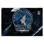 Minnesota Timberwolves House Flag Personalized Speed Slashes Midnight Blue Best Selling