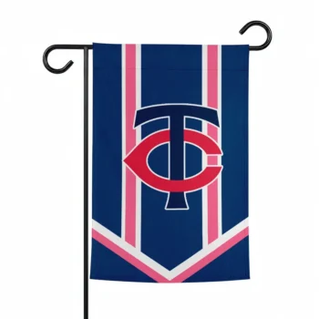 Minnesota Twins Garden Flag Custom Chevron Stripes Navy Best Selling