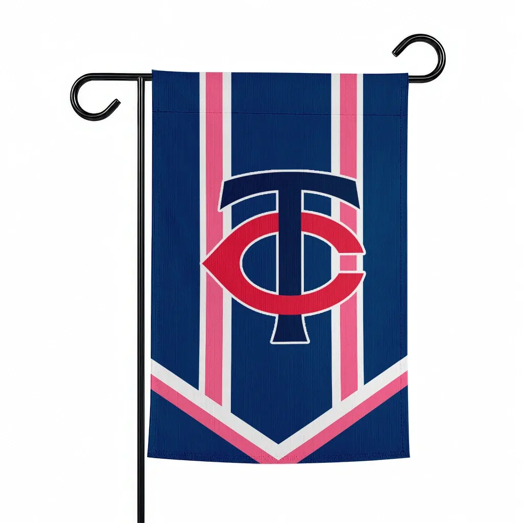 Minnesota Twins Garden Flag Custom Chevron Stripes Navy Best Selling Minnesota Twins Garden Flag Custom Chevron Stripes Navy Best Selling