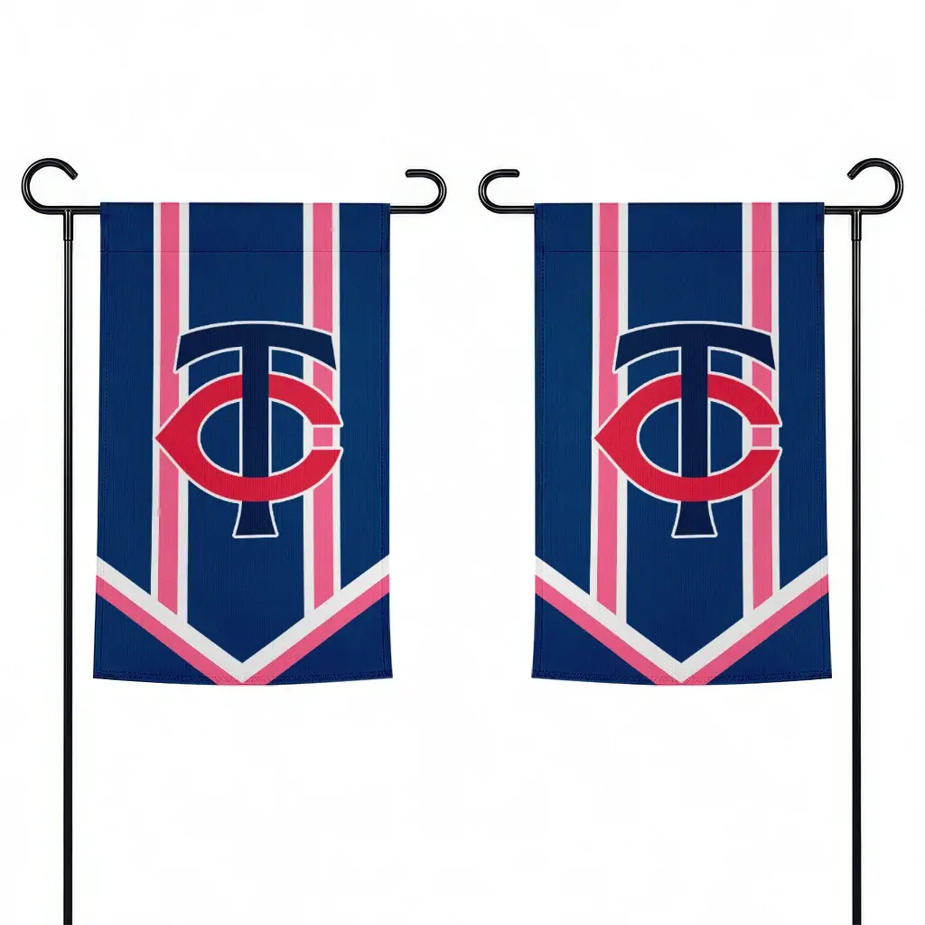 Minnesota Twins Garden Flag Custom Chevron Stripes Navy Fashion Forward Minnesota Twins Garden Flag Custom Chevron Stripes Navy Fashion Forward