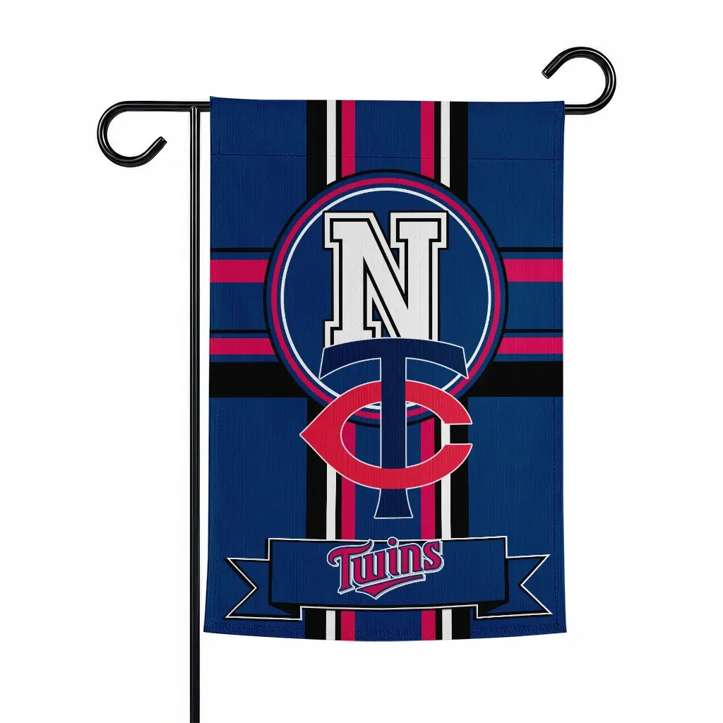 Minnesota Twins Garden Flag Custom Circle Medallion Navy Best Selling Minnesota Twins Garden Flag Custom Circle Medallion Navy Best Selling