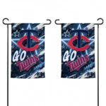 Minnesota Twins Garden Flag Customized Glowing Star Navy Best Selling