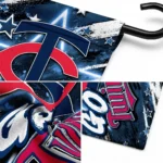Minnesota Twins Garden Flag Customized Glowing Star Navy Best Selling