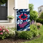 Minnesota Twins Garden Flag Customized Glowing Star Navy Best Selling