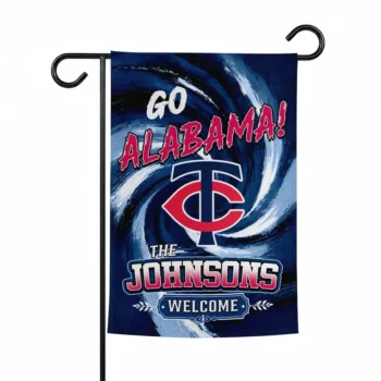 Minnesota Twins Garden Flag Customized Swirl Vortex Navy Best Selling