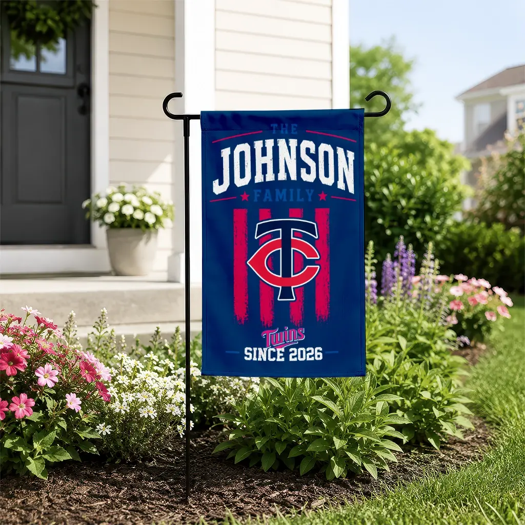 Minnesota Twins Garden Flag Personalized Distressed Stripes Navy New Arrival Minnesota Twins Garden Flag Personalized Distressed Stripes Navy New Arrival