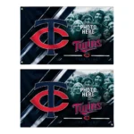 Minnesota Twins House Flag Customized Diagonal Stripes Navy Best Selling