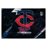 Minnesota Twins House Flag Personalized Speed Slashes Navy Best Selling