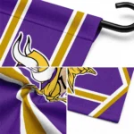 Minnesota Vikings Garden Flag Customized Chevron Stripes Purple Best Selling