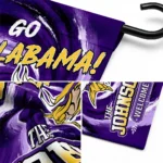 Minnesota Vikings Garden Flag Personalized Swirl Vortex Purple Best Selling