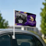 Minnesota Vikings House Flag Custom Framed Photo Purple Black Best Selling