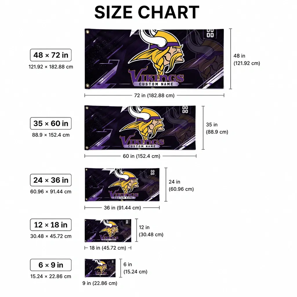 Minnesota Vikings House Flag Custom Speed Slashes Purple High Quality Minnesota Vikings House Flag Custom Speed Slashes Purple High Quality