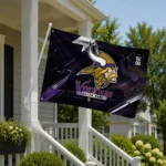 Minnesota Vikings House Flag Custom Speed Slashes Purple Best Selling