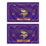 Minnesota Vikings House Flag Customized Ornate Border Purple Best Selling