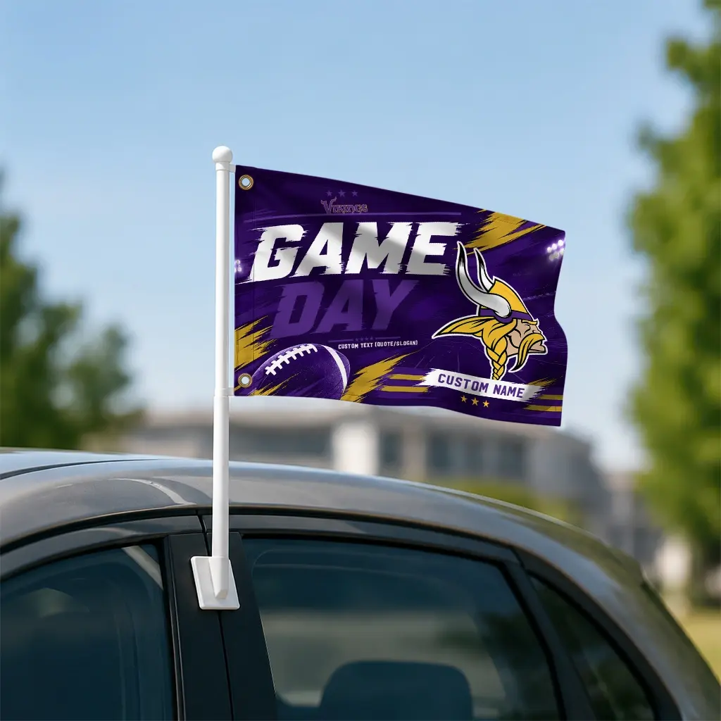 Minnesota Vikings House Flag Personalized Action Streaks Purple Latest Model Minnesota Vikings House Flag Personalized Action Streaks Purple Latest Model