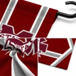 Mississippi State Bulldogs Garden Flag Custom Chevron Stripes Maroon Best Selling
