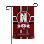 Mississippi State Bulldogs Garden Flag Custom Circle Medallion Maroon Best Selling