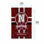 Mississippi State Bulldogs Garden Flag Custom Circle Medallion Maroon Best Selling