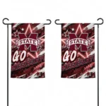 Mississippi State Bulldogs Garden Flag Customized Glowing Star Maroon Best Selling