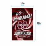Mississippi State Bulldogs Garden Flag Customized Swirl Vortex Maroon Best Selling